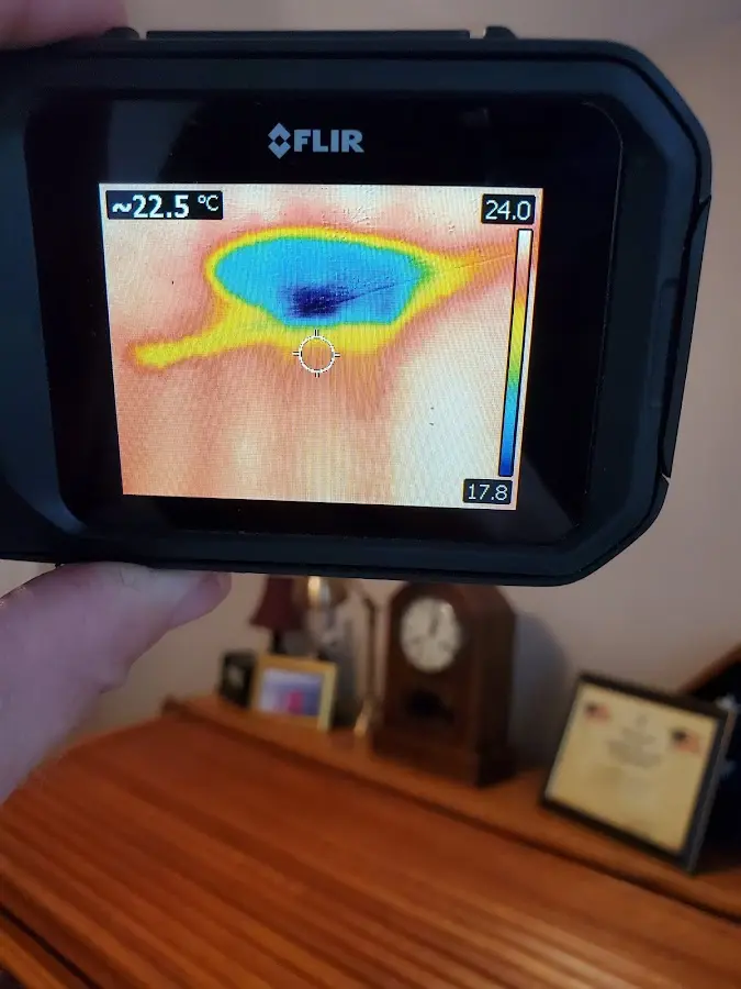 Thermal imaging inspection for water damage in Salisbury